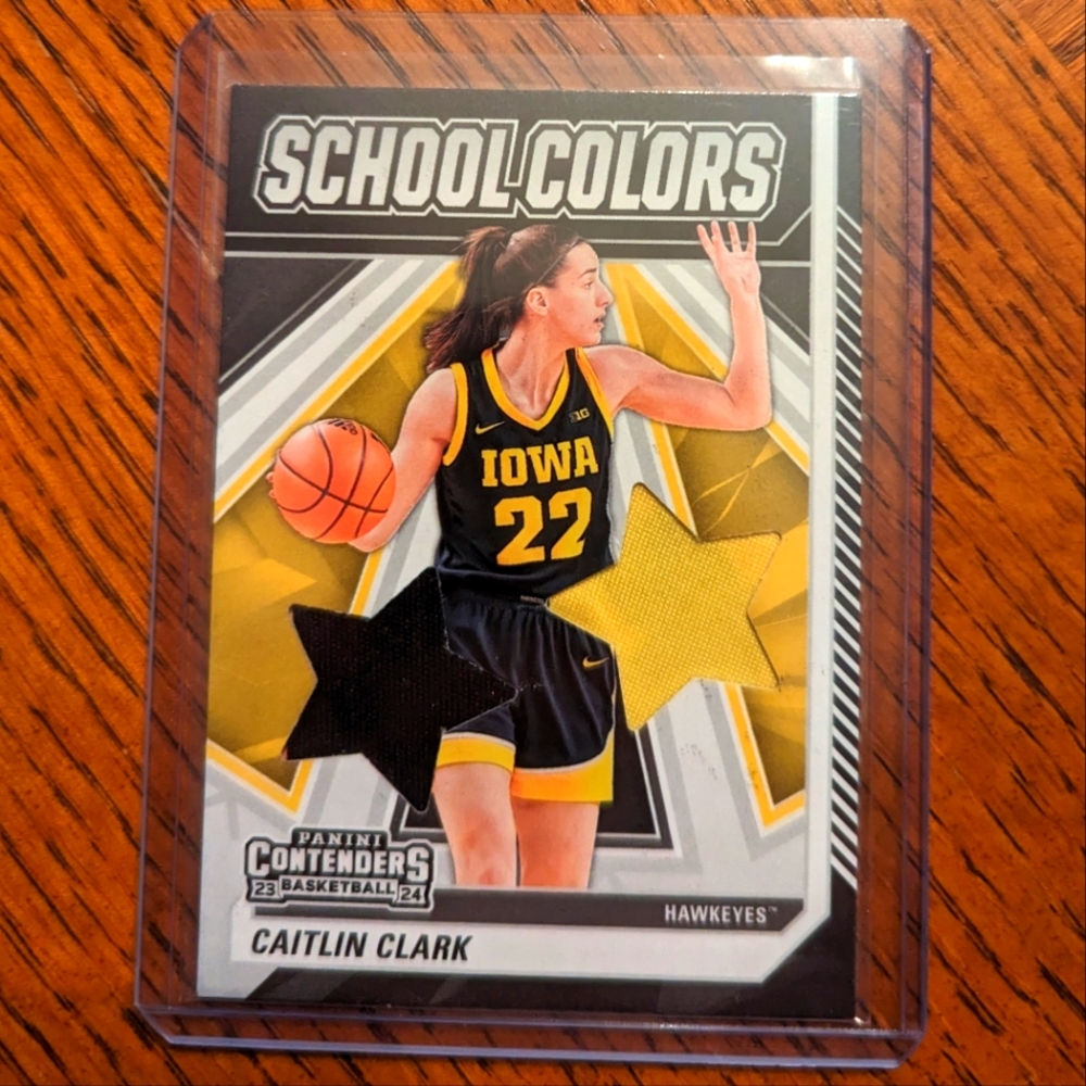 Caitlin Clark Rookie Patch 🏀 WNBA Basketball Trading Card #18 🔥 Iowa Hawkeyes